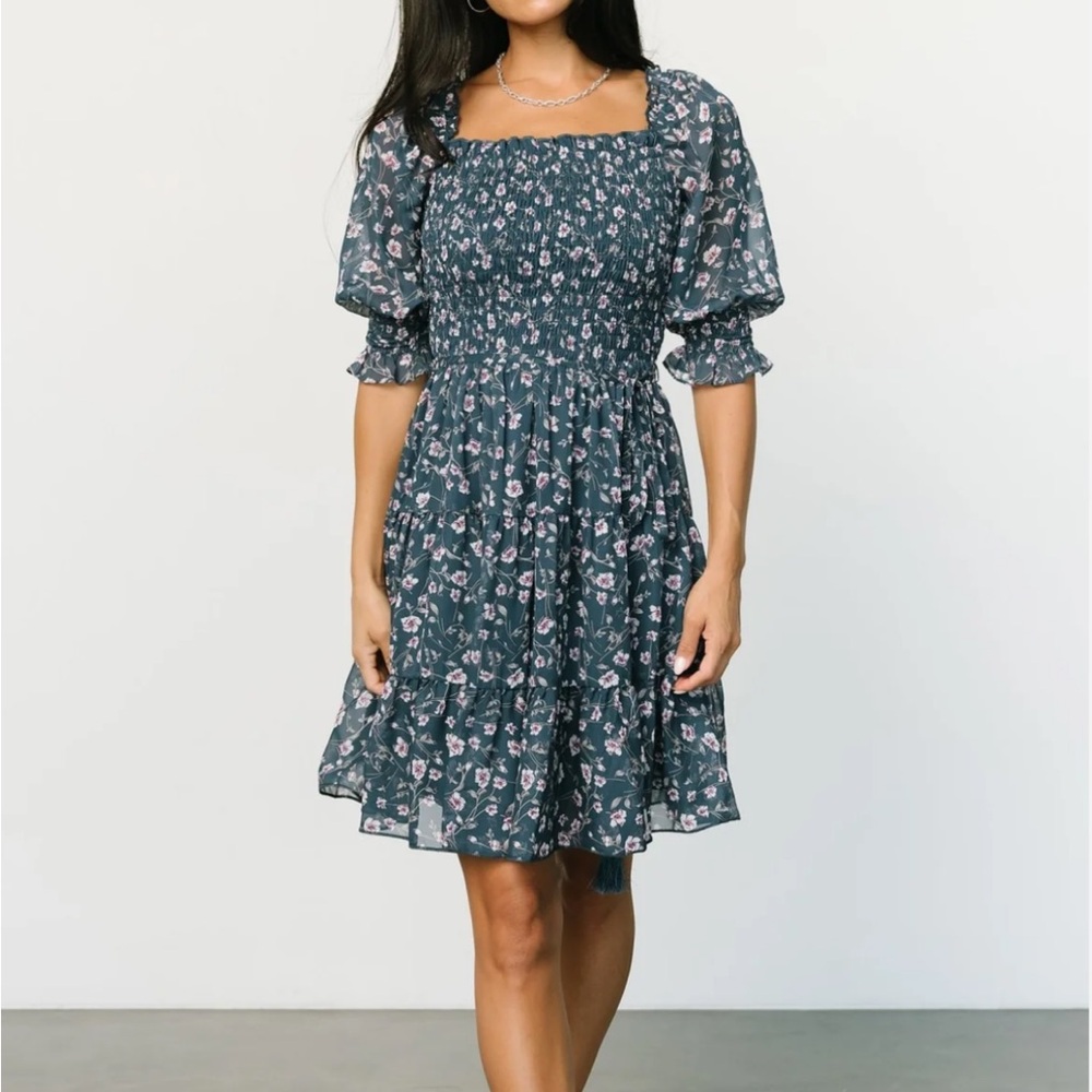 Baltic Born Azlyn Floral Smocked Dress